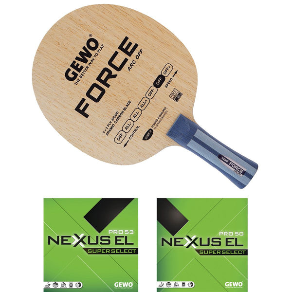 Gewo Bat Force ARC with Nexxus EL Pro53 SuperSelect+Nexxus EL Pro50 SuperSelect