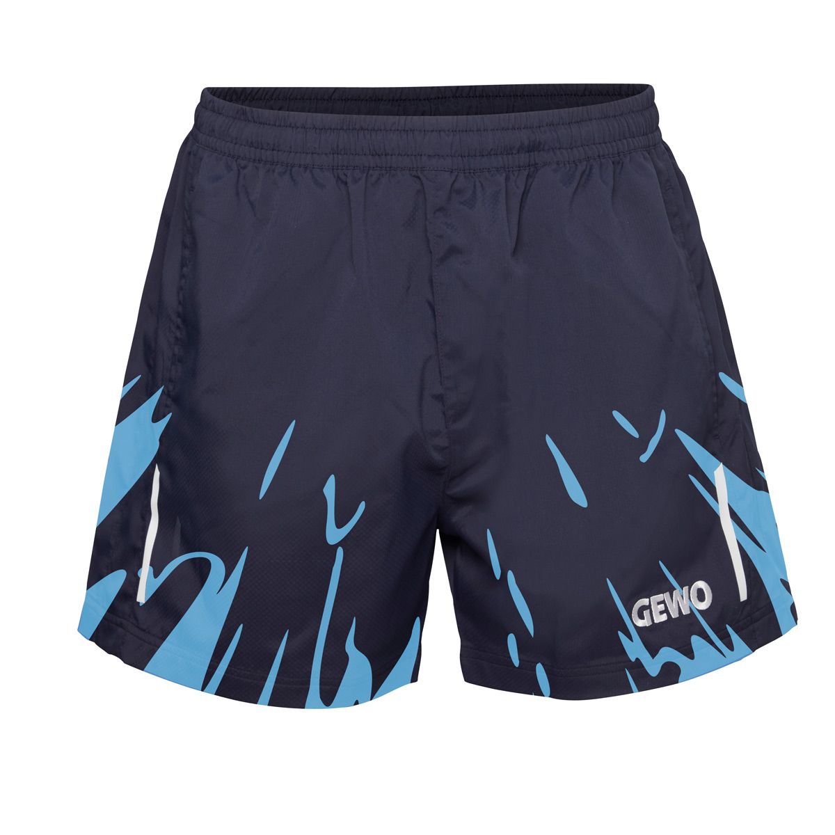 Gewo short Mattia Print navy/midblue