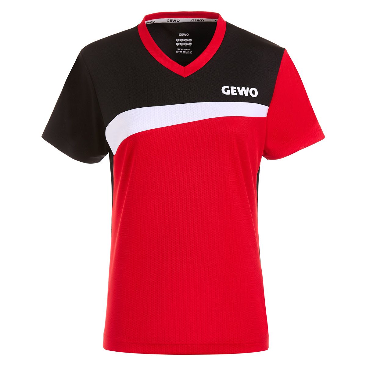 Gewo shirt Fondi III Lady red/black