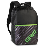 Gewo Backpack Stripes black/lime