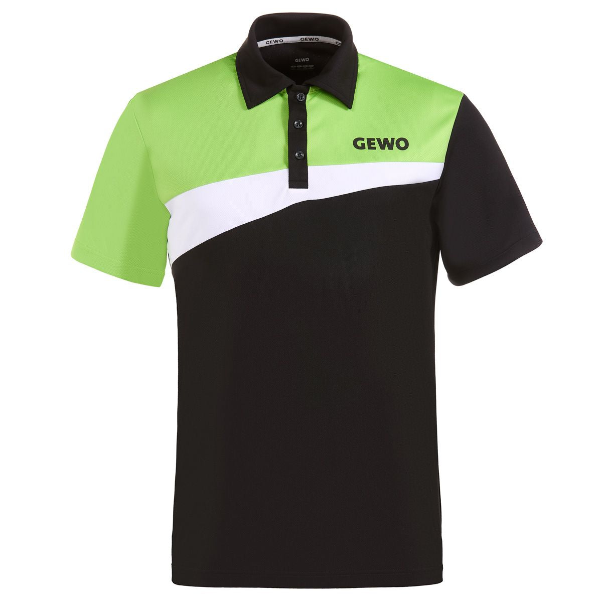 Gewo shirt Fondi I black/lime