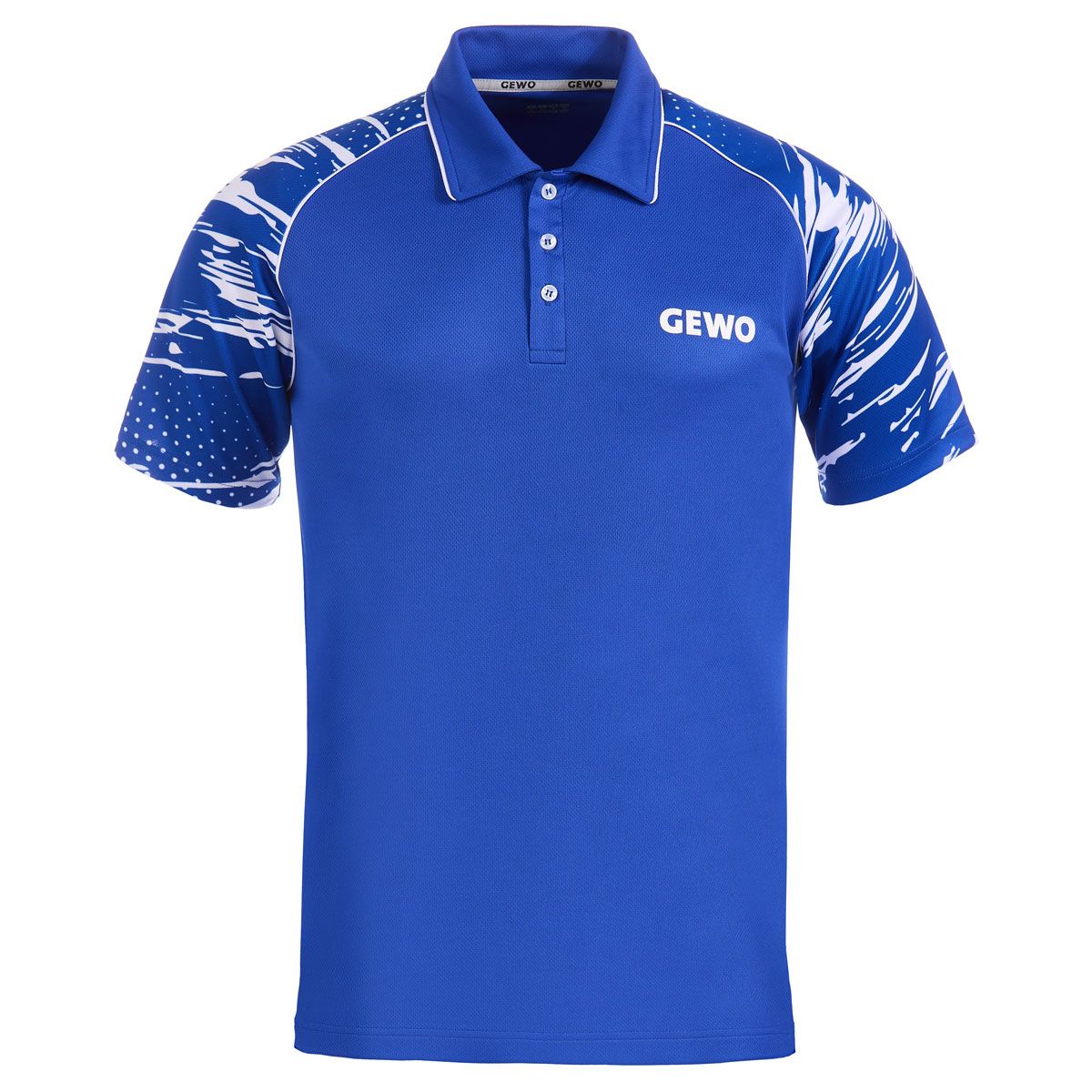 Gewo shirt Marmo I blue/white