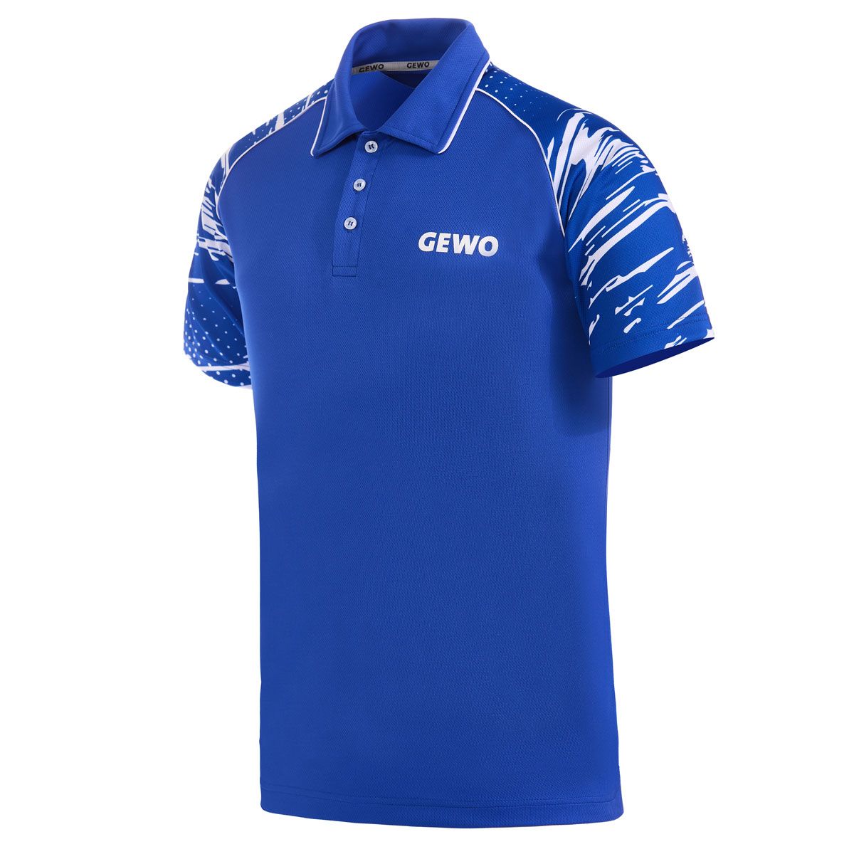 Gewo shirt Marmo I blue/white