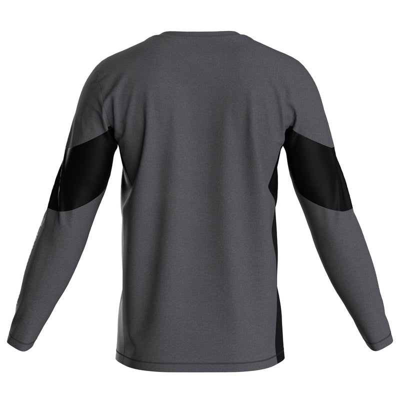 Andro Longsleeve Ivers grijs/zwart