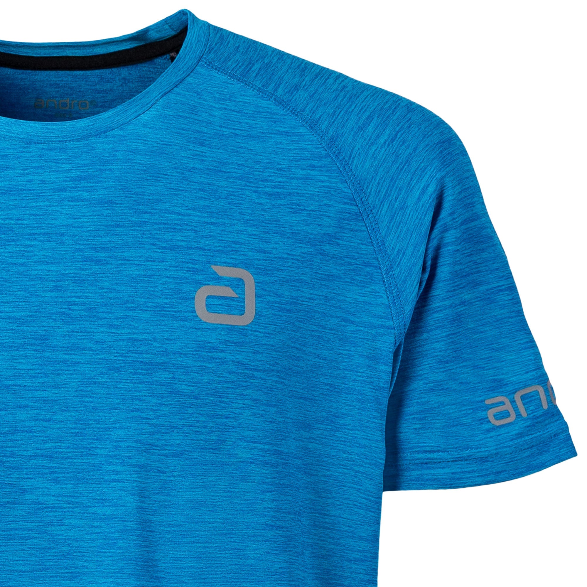 Andro Shirt Melange Alpha lagoon blue