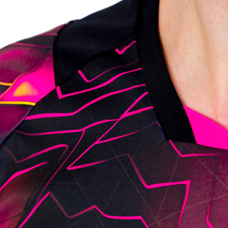 Andro Shirt Nayton black/neon pink