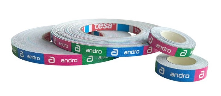 Andro Zijkantband Colors 10mm 10m groen/blauw/roze