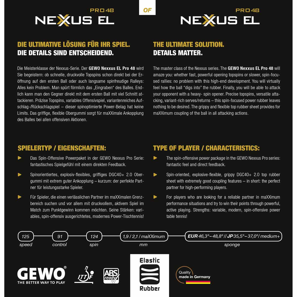 Gewo Nexxus EL Pro 48