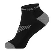 Gewo Kurze Socken Flex II schwarz/grau