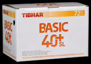 Tibhar Ball Basic 40+ SL weiß (72)