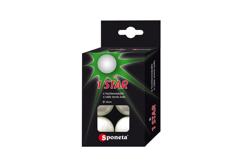 Sponeta TT-Ball * (6) weiß