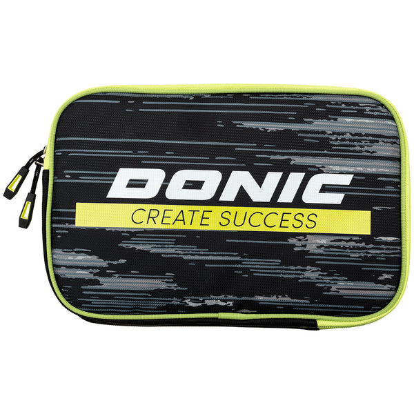 Donic Dubbele batcover POP  zwart/lime