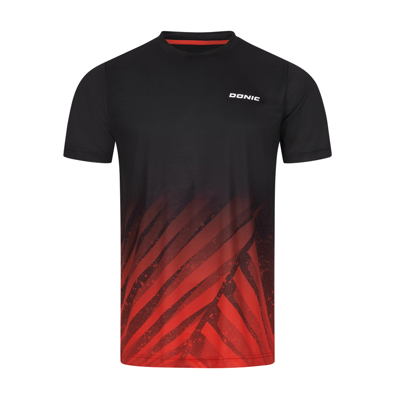 Donic T-Shirt Argon zwart/rood