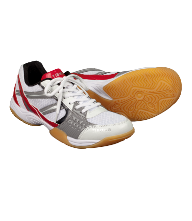 Tibhar Schuhe Dual Speed ​​weiß/rot/silber